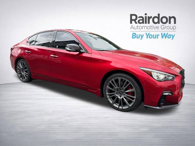 Used 2021 INFINITI Q50 Red Sport 400 w/ Proactive Package