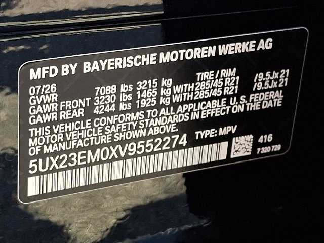 New 2027 BMW X7 xDrive40i w/ M Sport Package AWD/4WD image 21