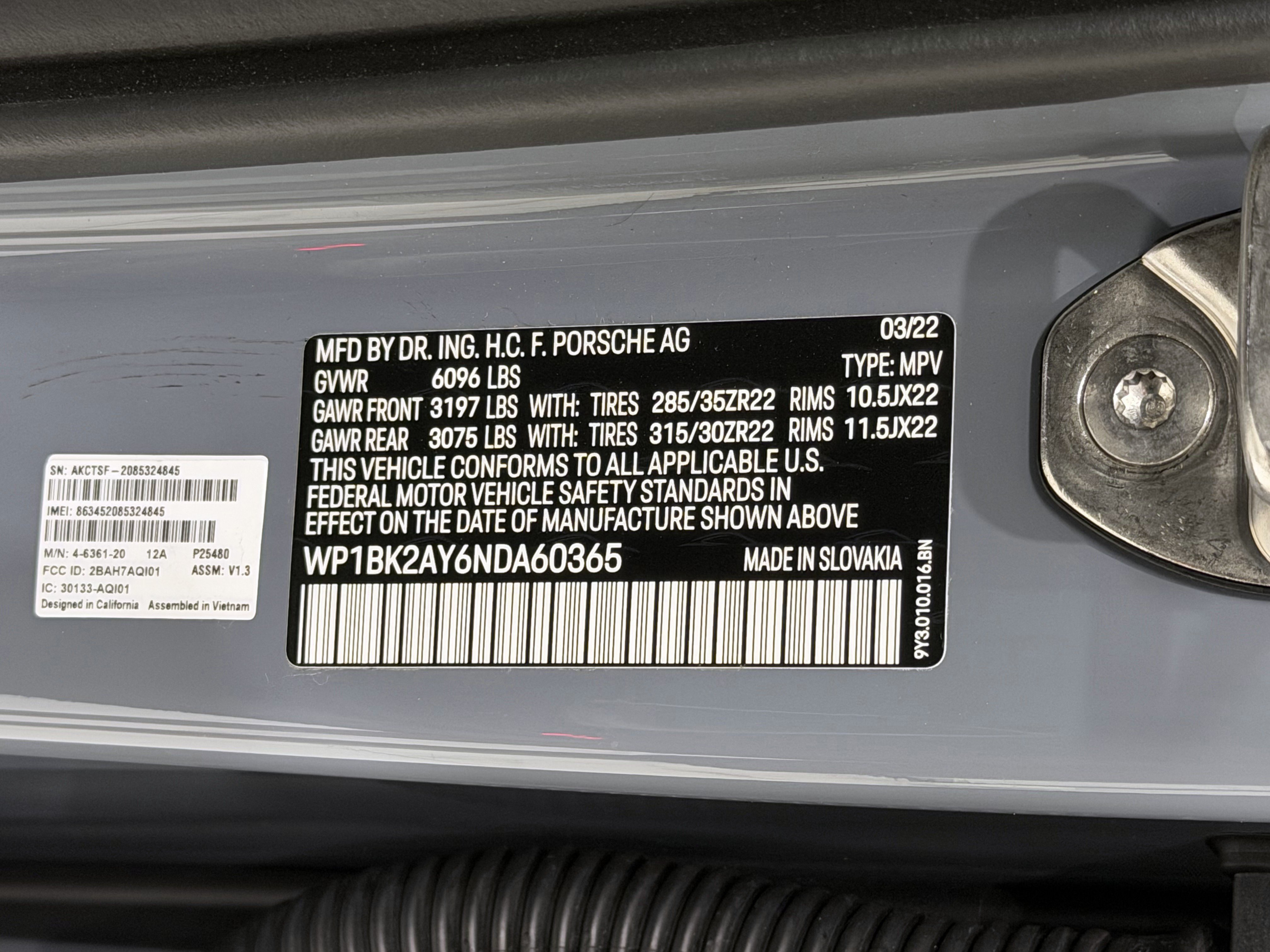 Certified 2022 Porsche Cayenne Turbo GT AWD/4WD image 70