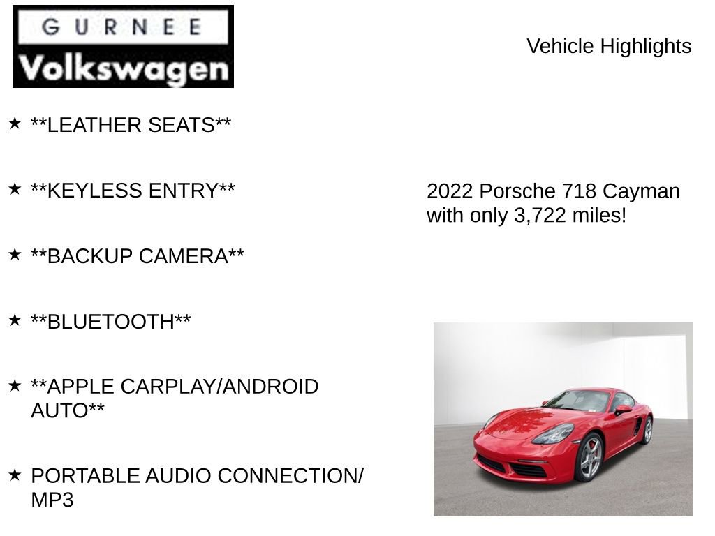 Used 2022 Porsche 718 Cayman S image 7