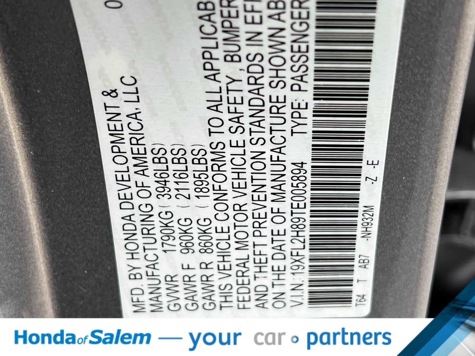 New 2026 Honda Civic Sport image 26