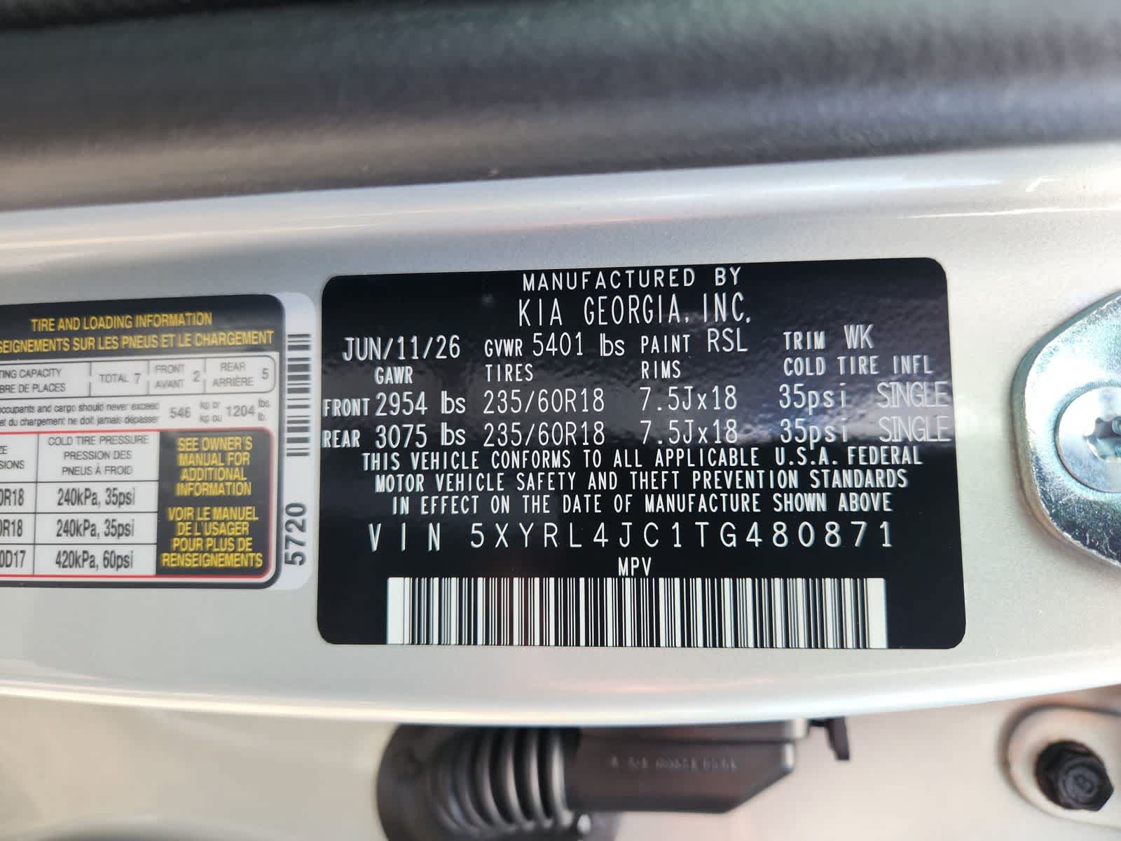 New 2026 Kia Sorento S FWD image 28