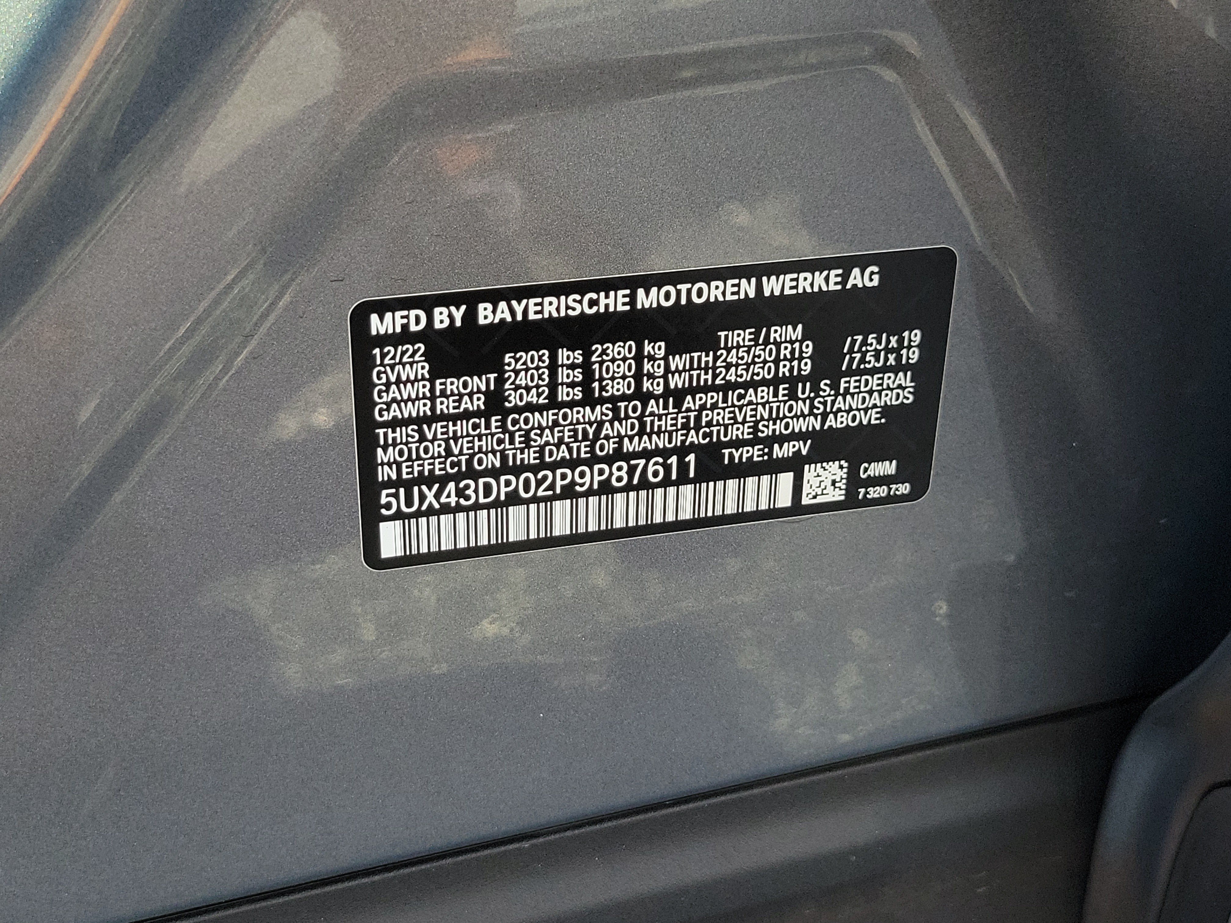 Used 2023 BMW X3 sDrive30i w/ Premium Package RWD image 34