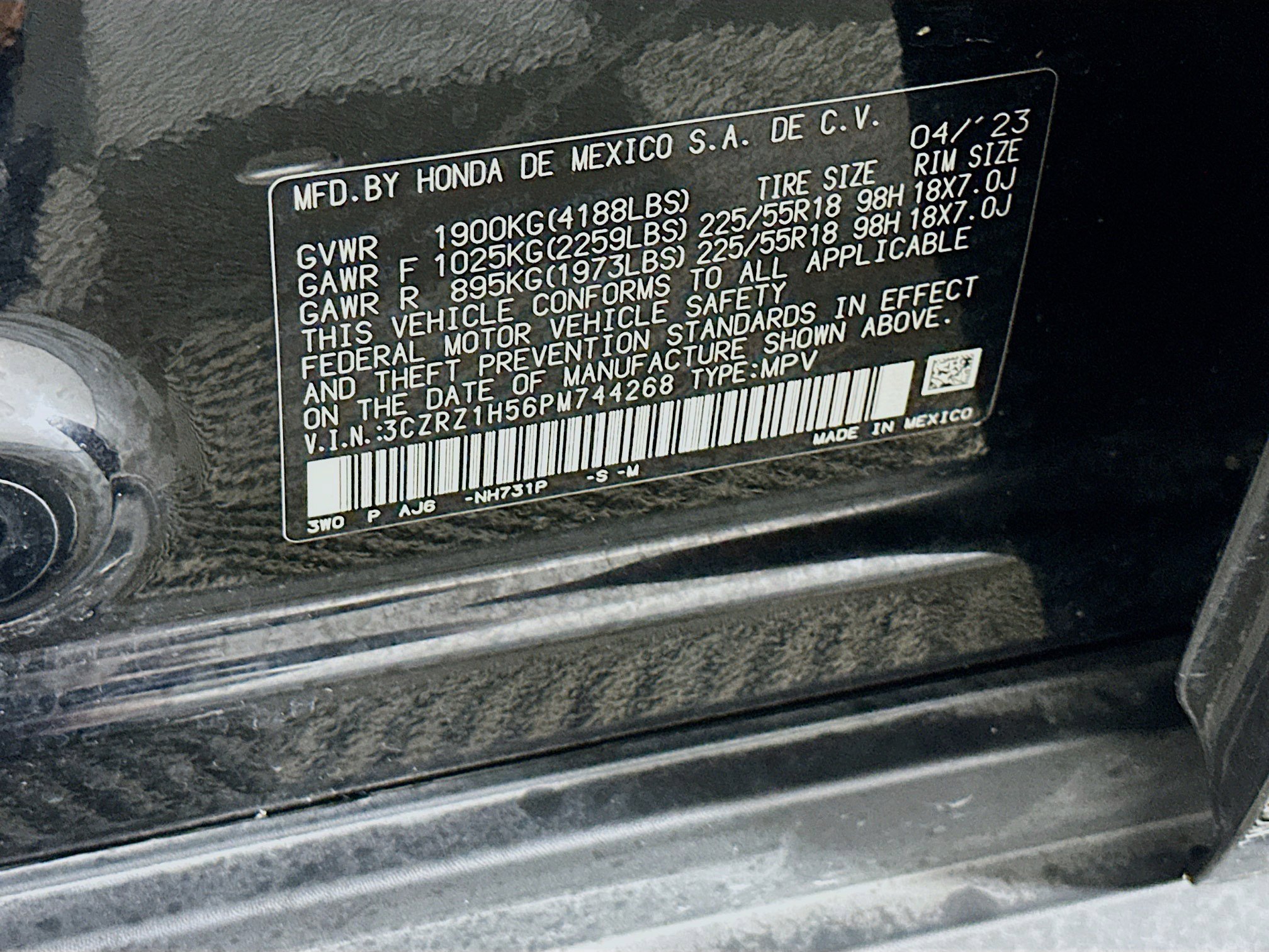 Used 2023 Honda HR-V Sport image 12