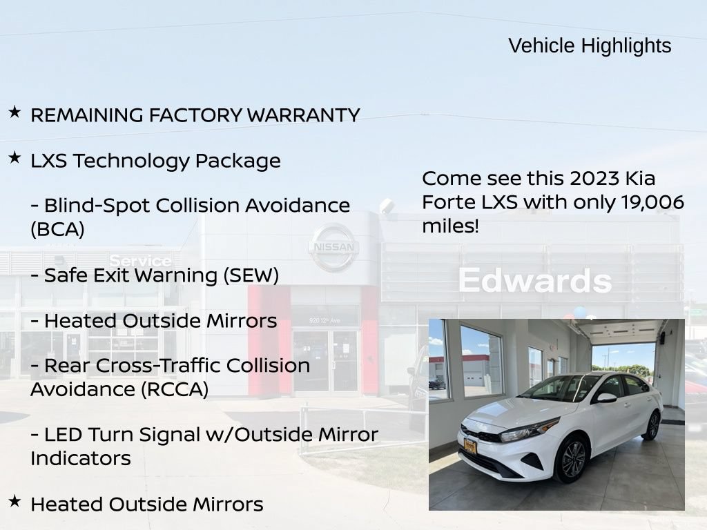 Used 2023 Kia Forte LXS w/ LXS Technology Package FWD image 11