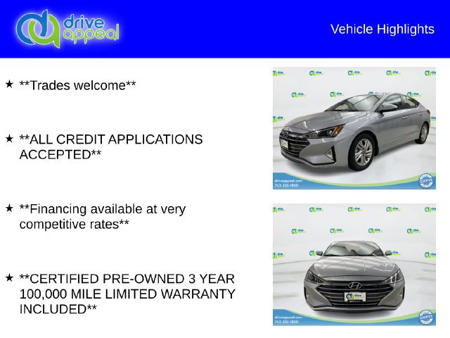 Used 2020 Hyundai Elantra SEL w/ Cargo Package (C1) FWD image 12