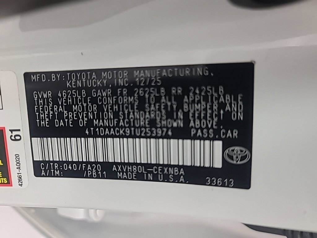 Used 2026 Toyota Camry LE FWD image 41