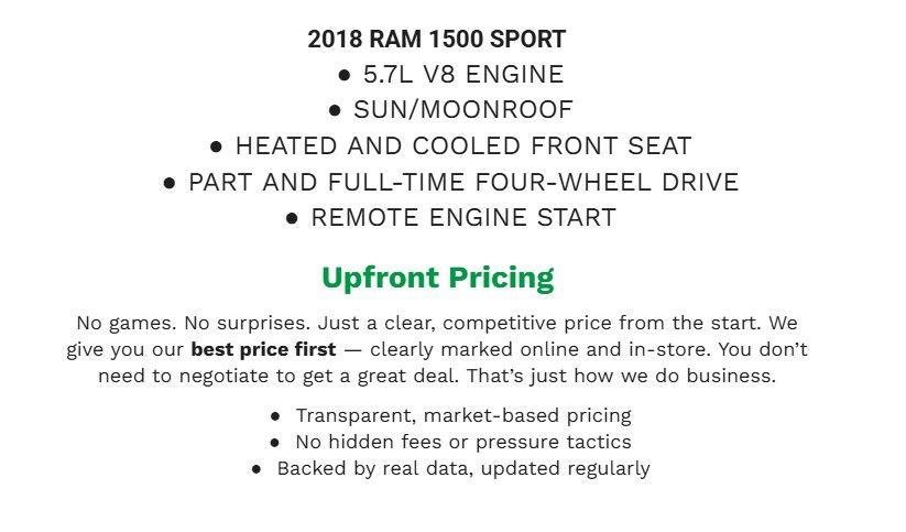 Used 2018 RAM 1500 Sport AWD/4WD video 1