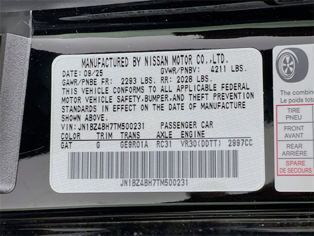 New 2026 Nissan Z Performance image 20