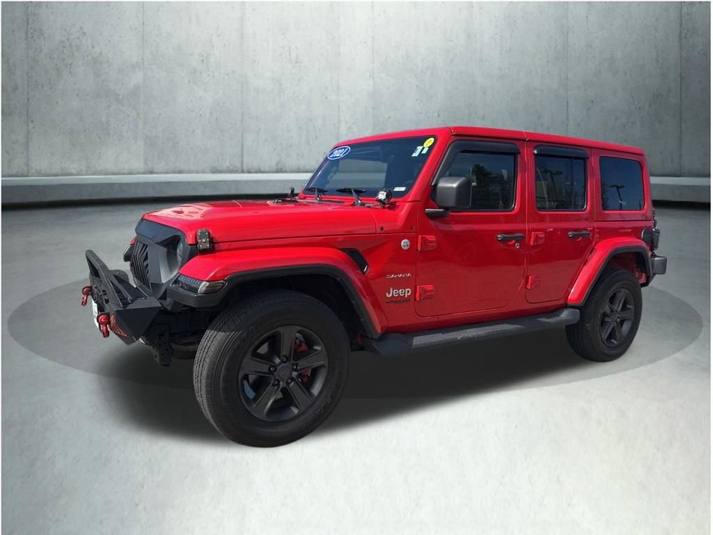 Used 2021 Jeep Wrangler Unlimited Sahara w/ Uconnect 4C Nav & Sound Group