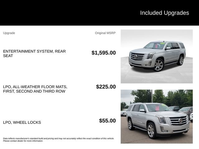 Used 2015 Cadillac Escalade Luxury AWD/4WD image 8