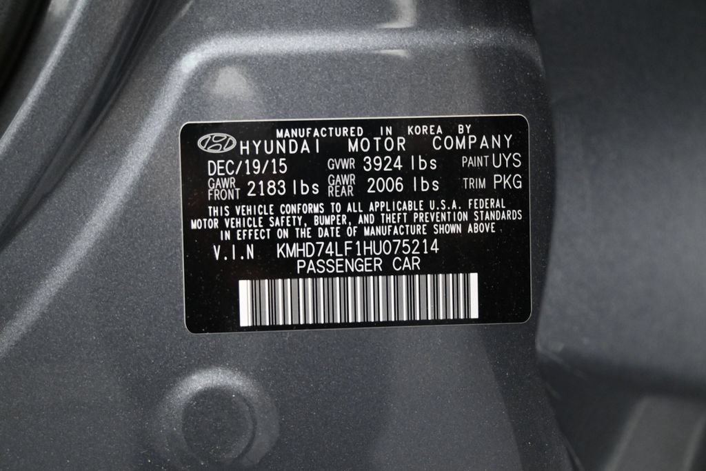 Used 2017 Hyundai Elantra SE FWD image 15