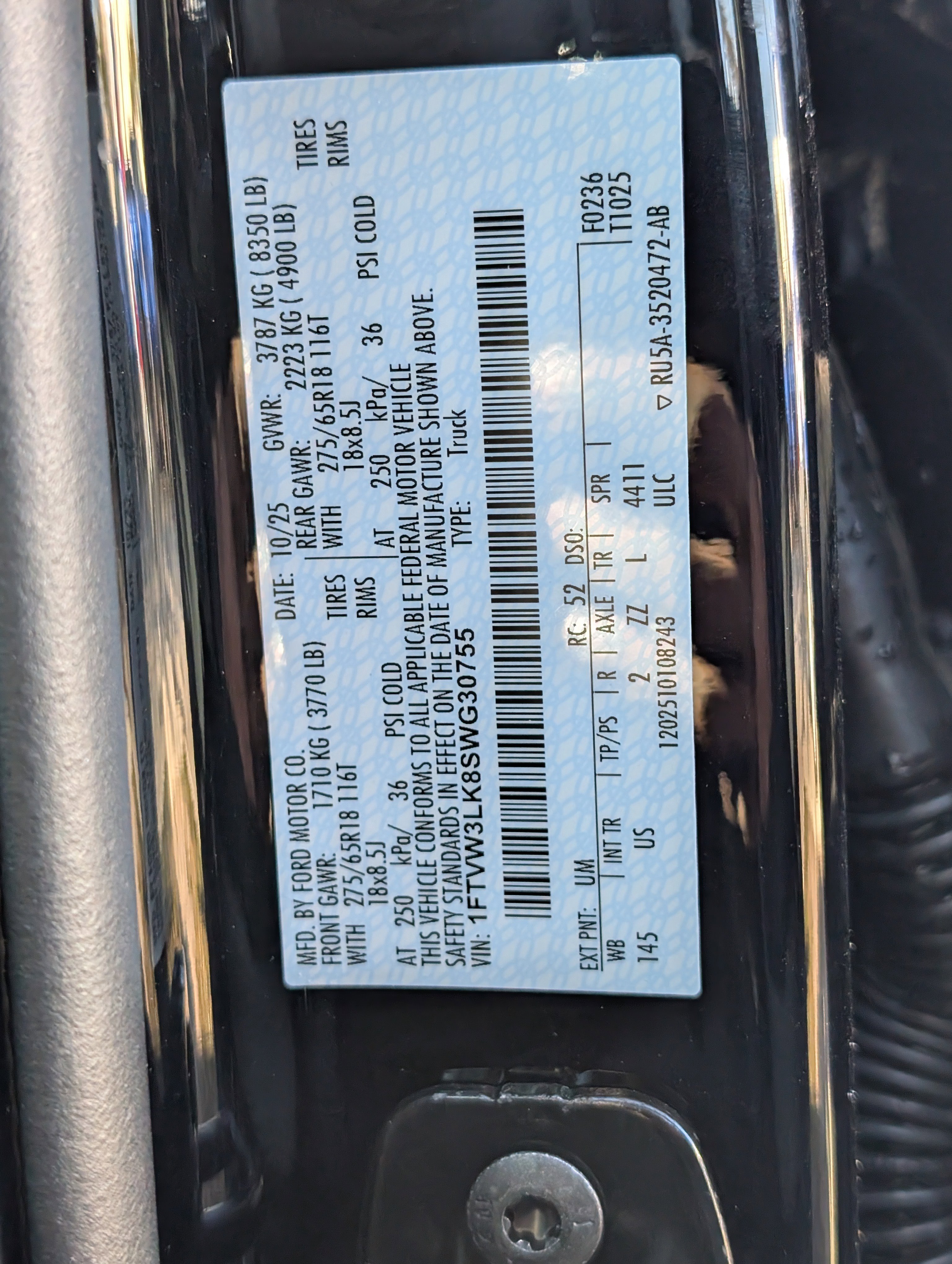 New 2025 Ford F150 Lightning XLT image 27