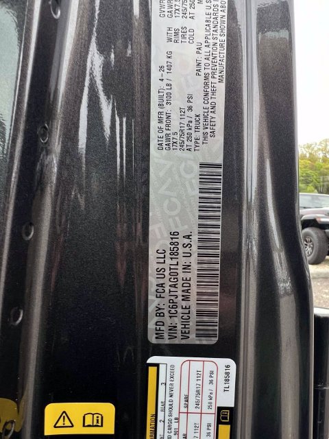 New 2026 Jeep Gladiator Sport AWD/4WD image 9