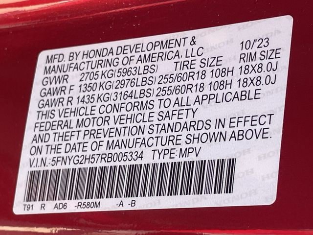 Certified 2024 Honda Pilot EX-L image 29