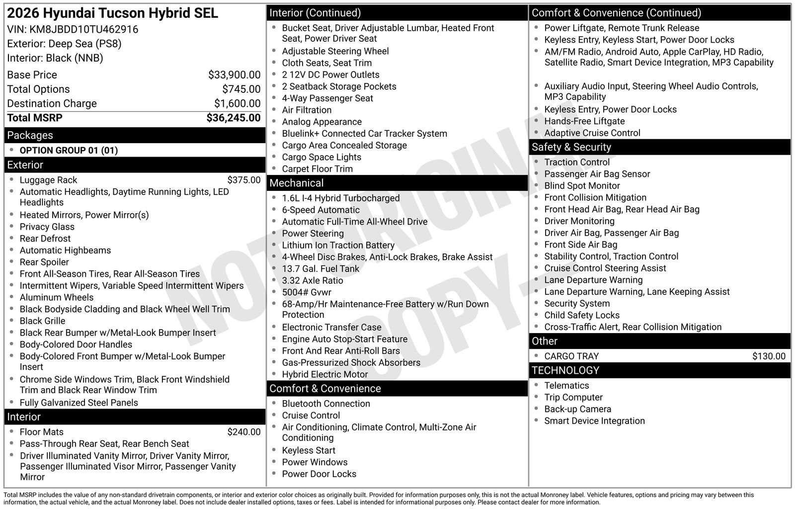 New 2026 Hyundai Tucson SEL image 27