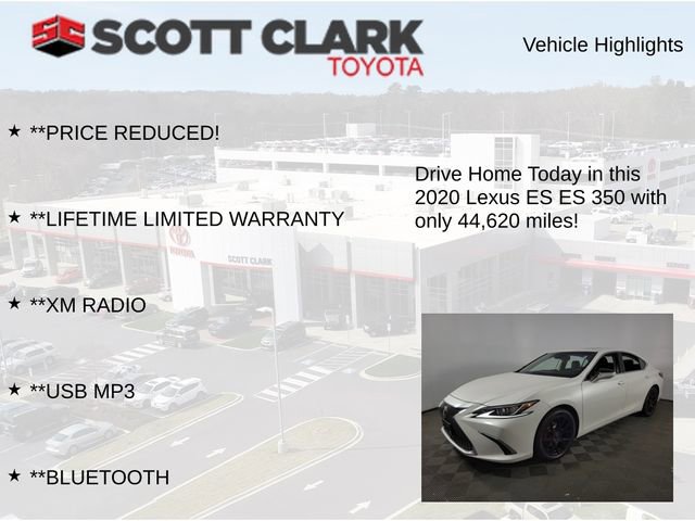 Used 2020 Lexus ES 350 w/ Premium Package FWD image 13
