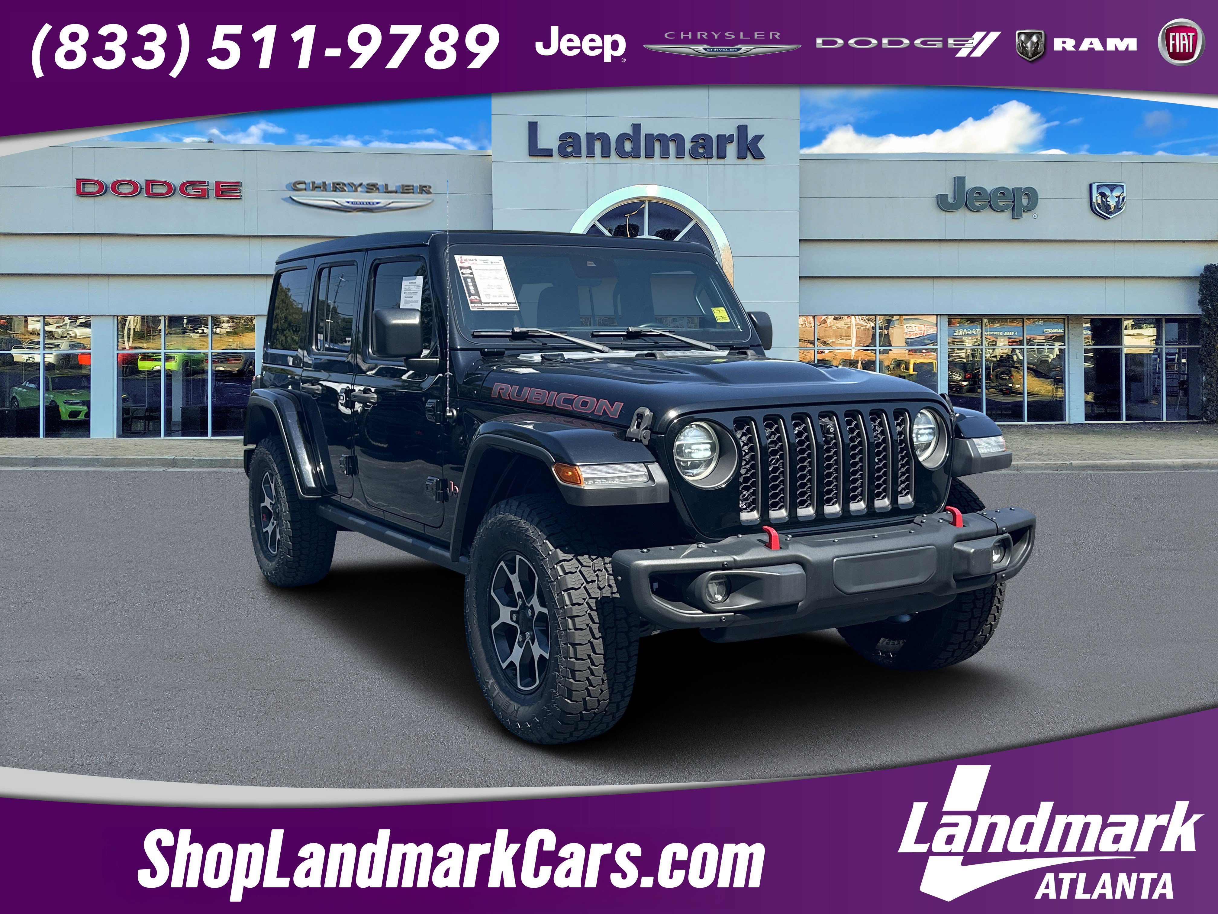 Certified 2021 Jeep Wrangler Unlimited Rubicon AWD/4WD image 1