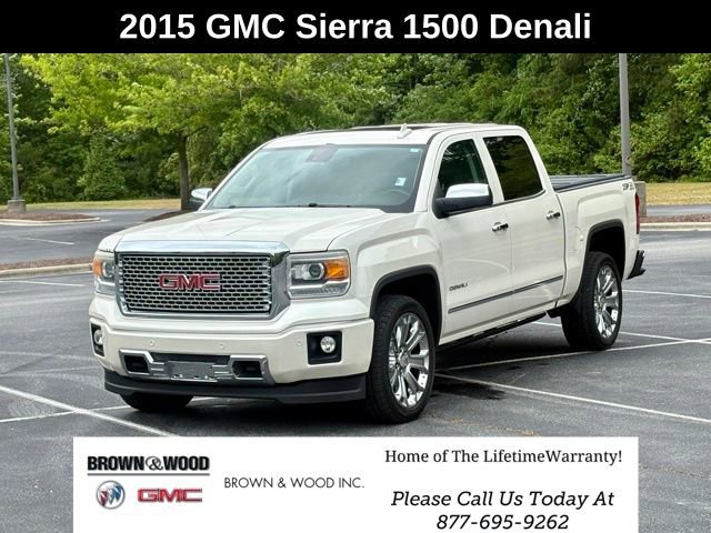 Used 2015 GMC Sierra 1500 Denali w/ Driver Alert Package AWD/4WD image 1