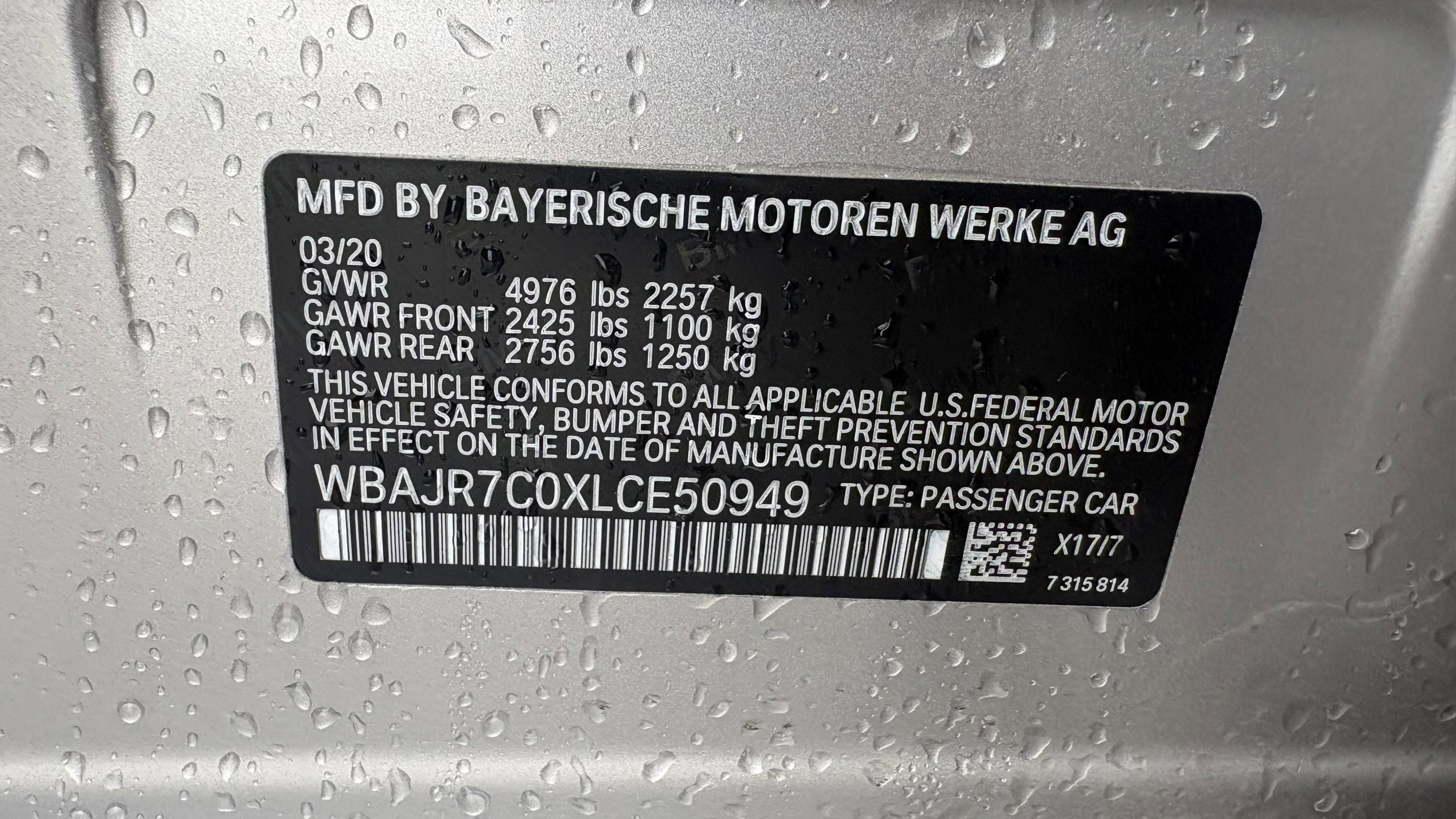 Used 2020 BMW 530i xDrive w/ Premium Package image 34