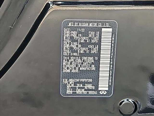 Used 2023 INFINITI QX80 Premium Select w/ Cargo Package RWD image 22