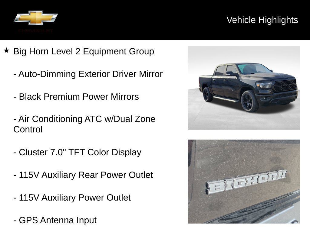 Used 2022 RAM 1500 Big Horn AWD/4WD image 19