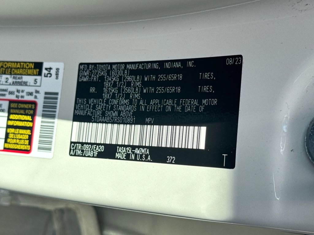 Used 2024 Toyota Grand Highlander XLE image 48