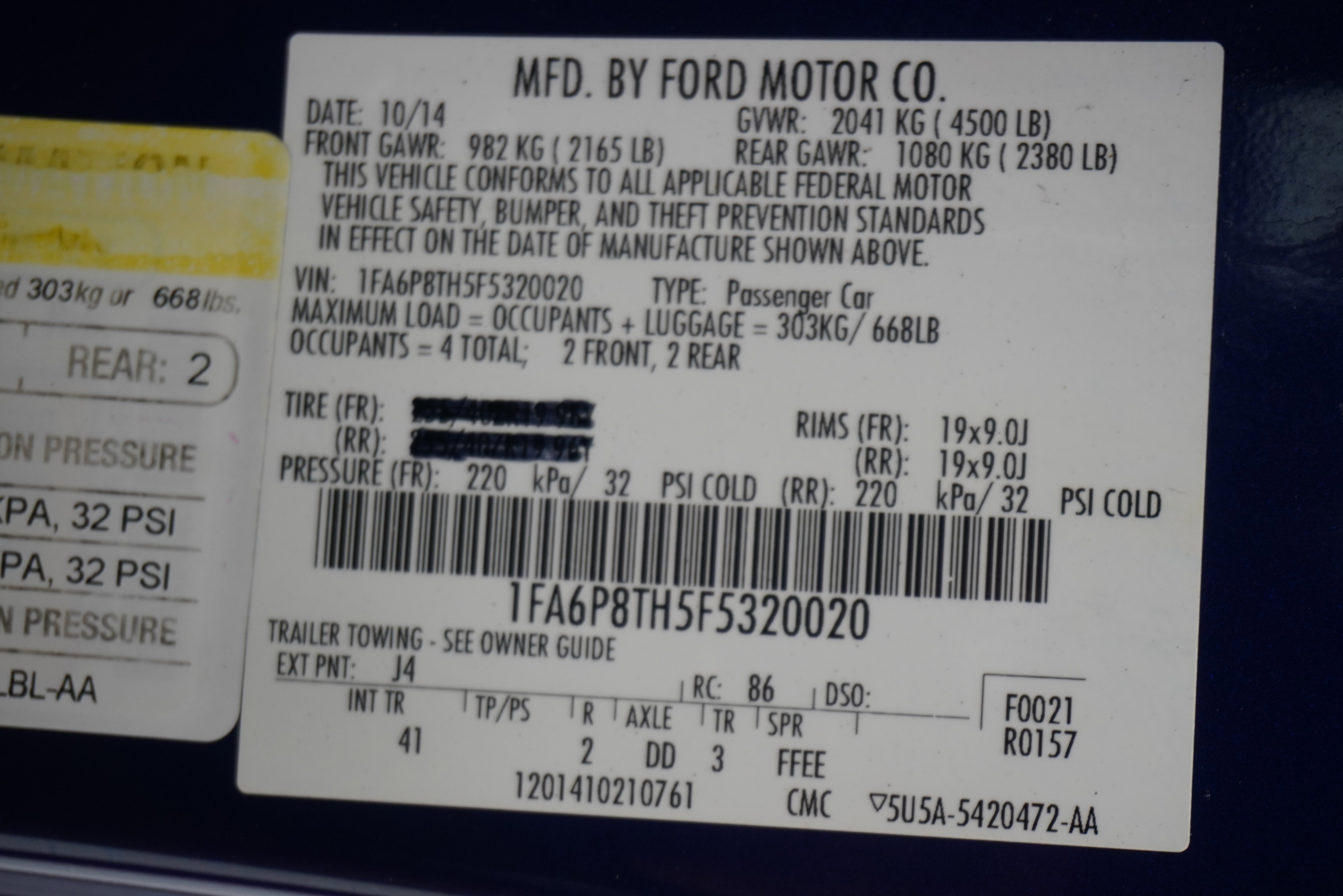 Used 2015 Ford Mustang Premium w/ Ecoboost Performance Package RWD image 31