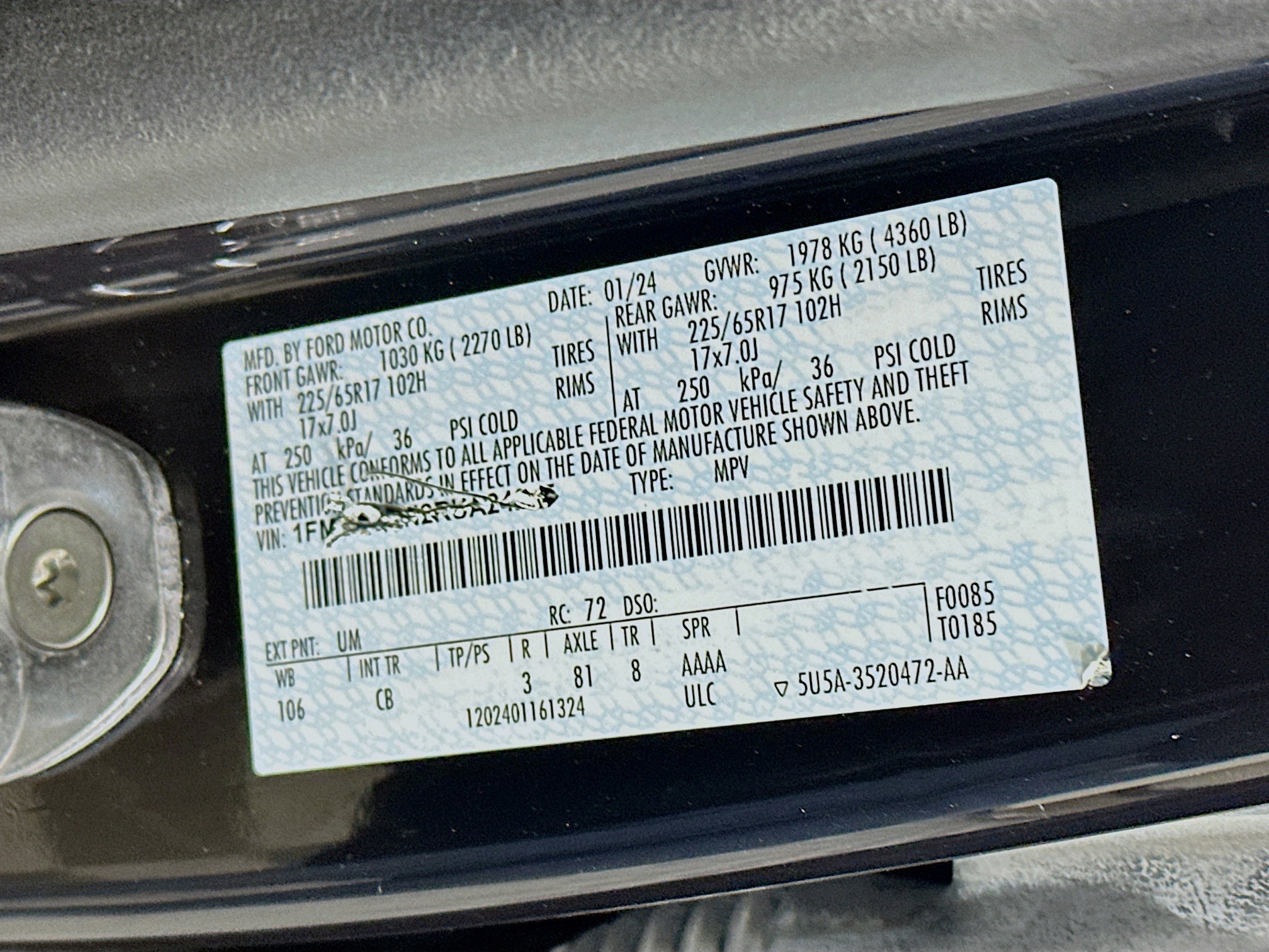 Used 2024 Ford Escape Active image 12