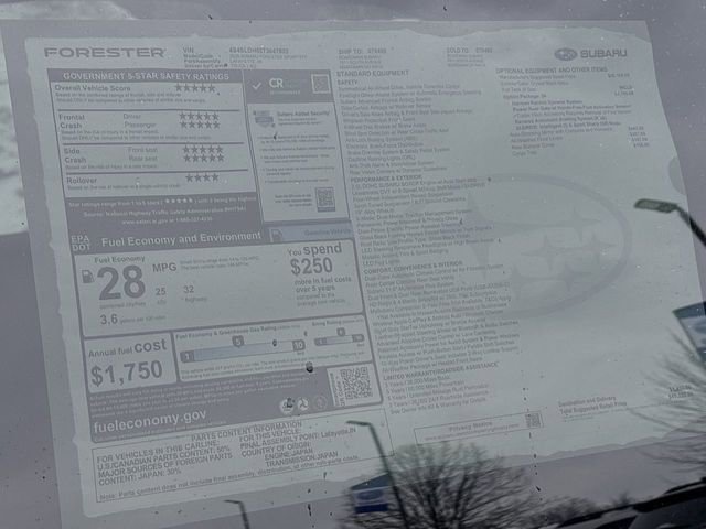 New 2026 Subaru Forester Sport image 31
