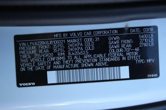 Used 2018 Volvo XC60 T6 Momentum w/ Advanced Package image 37