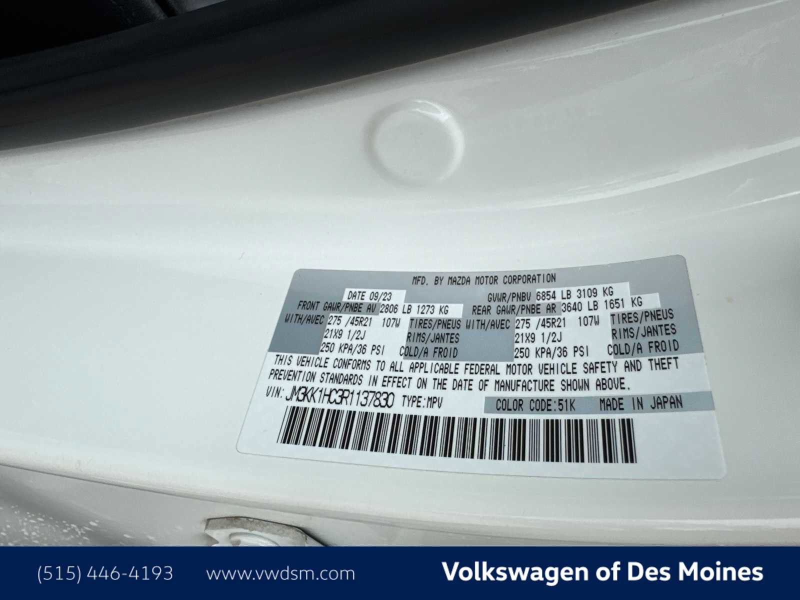 Used 2024 MAZDA CX-90 3.3 Turbo S image 21