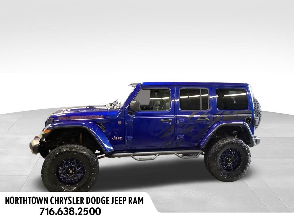 Used 2019 Jeep Wrangler Unlimited Rubicon w/ Uconnect 4C Nav & Sound Group AWD/4WD image 2