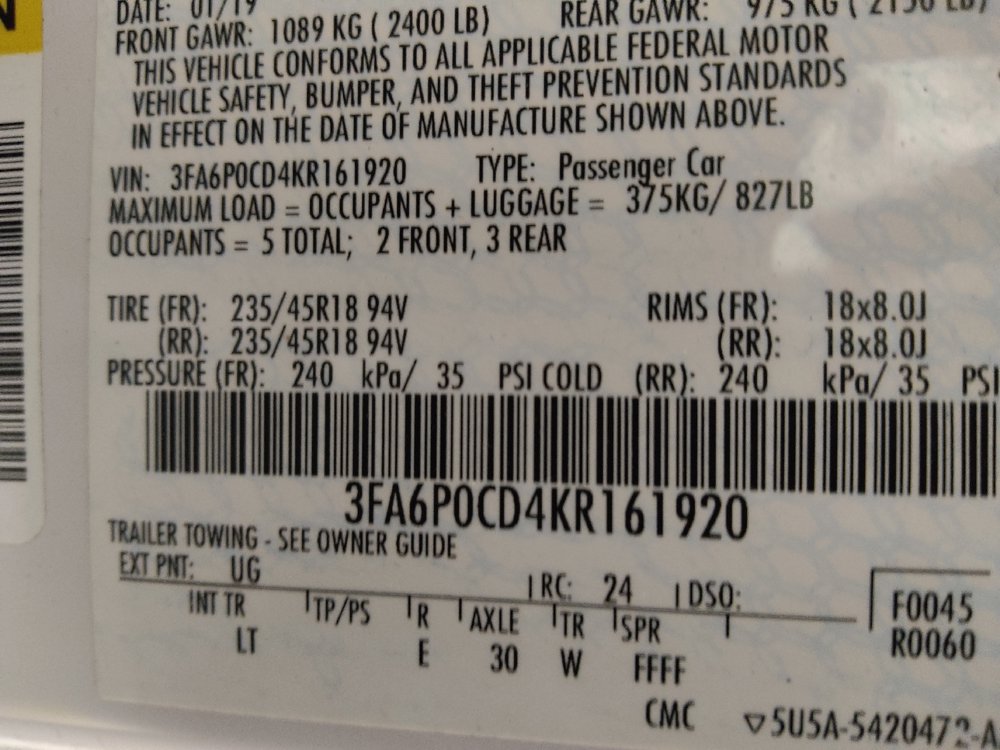 Used 2019 Ford Fusion SEL FWD image 33