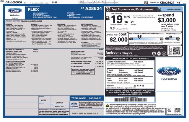 Used 2019 Ford Flex SEL w/ Equipment Group 202A FWD image 6
