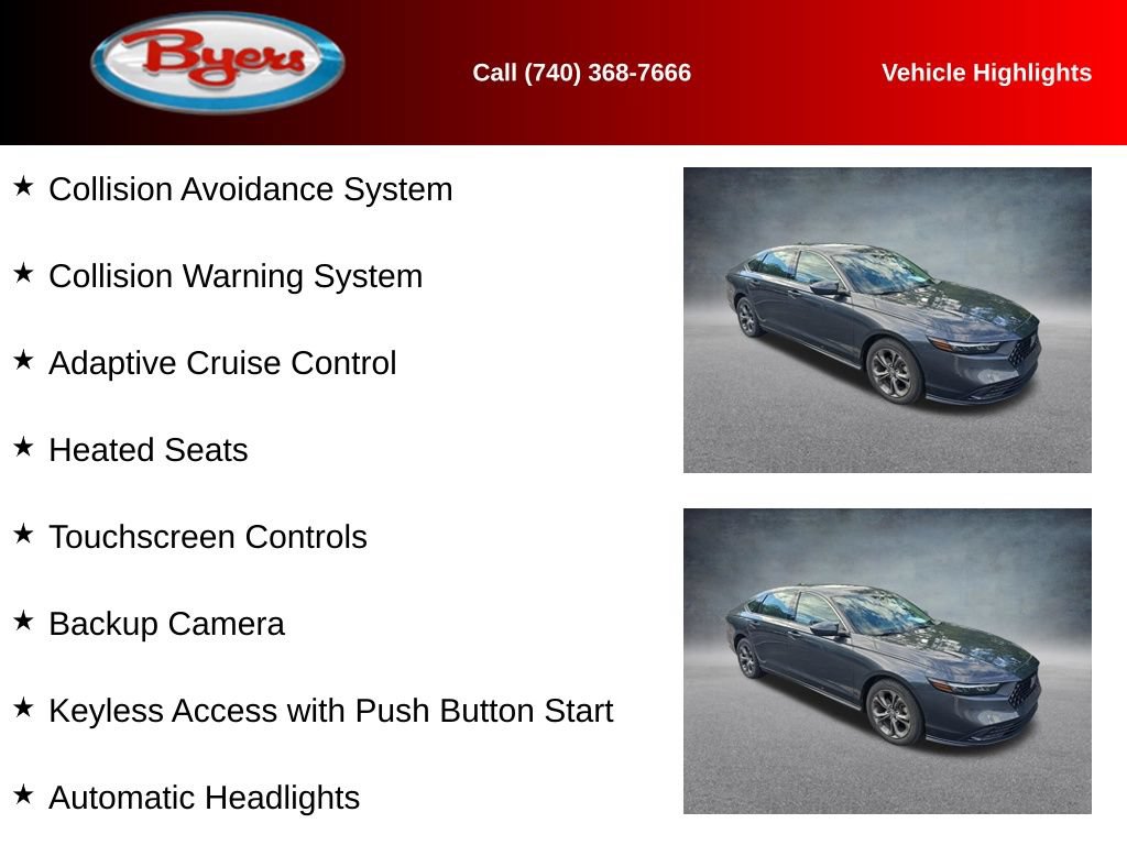 Used 2023 Honda Accord EX image 9