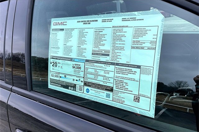 New 2026 GMC Canyon Elevation w/ Convenience Package image 14