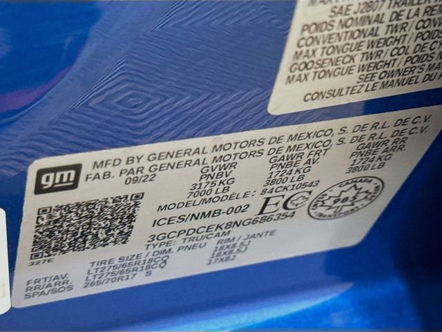 Used 2022 Chevrolet Silverado 1500 Custom Trail Boss image 31