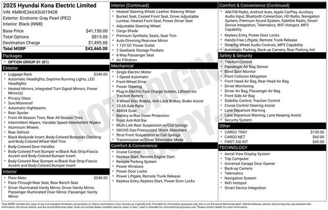 Used 2025 Hyundai Kona Limited image 2