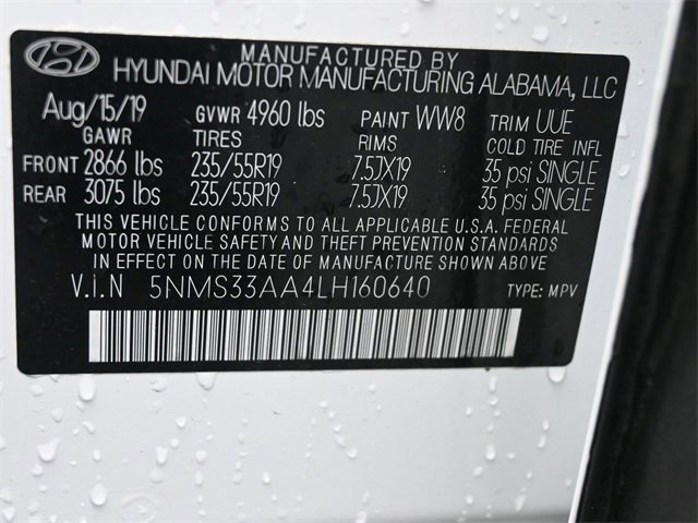 Used 2020 Hyundai Santa Fe SEL image 20