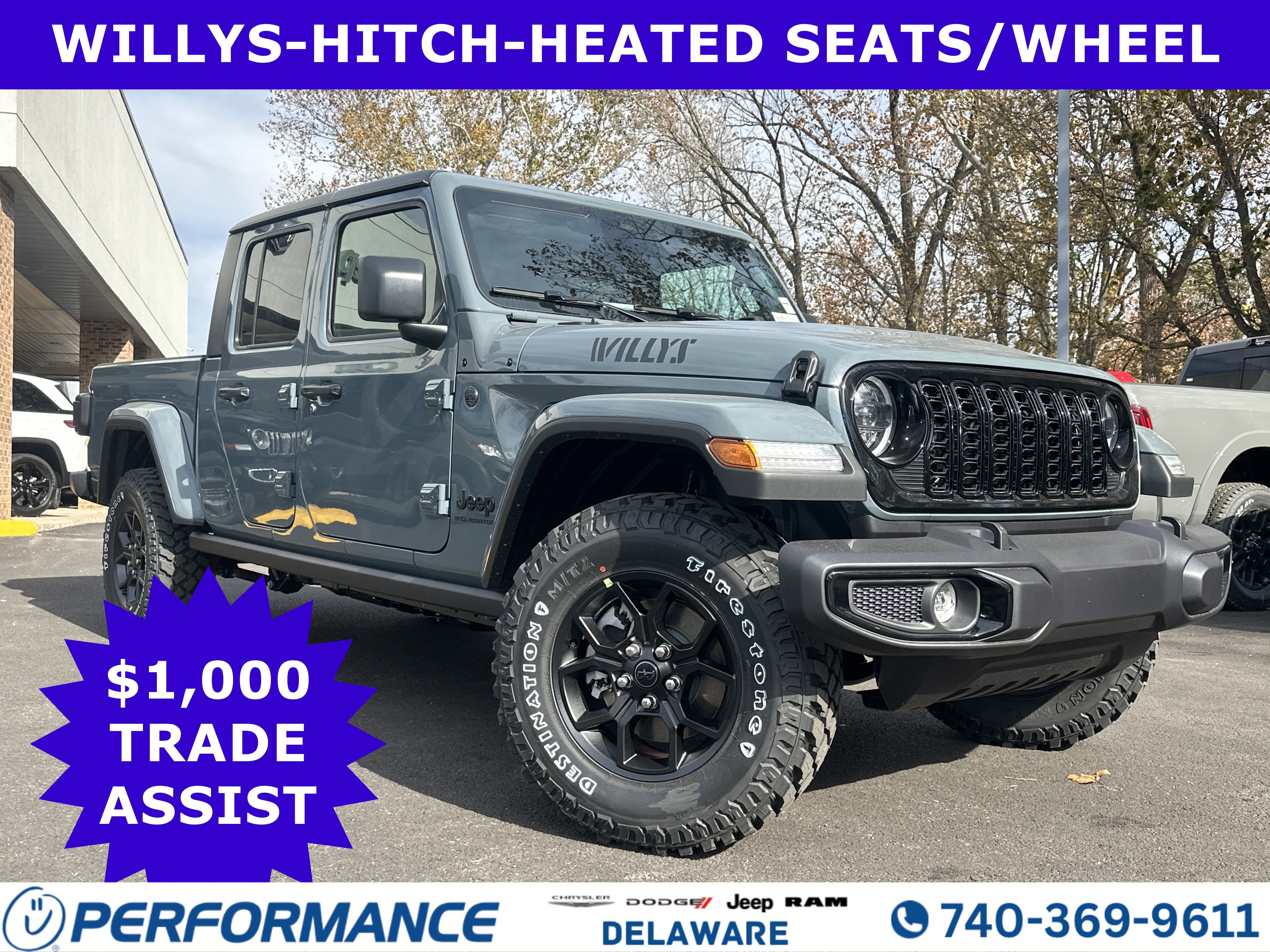 New 2026 Jeep Gladiator Willys
