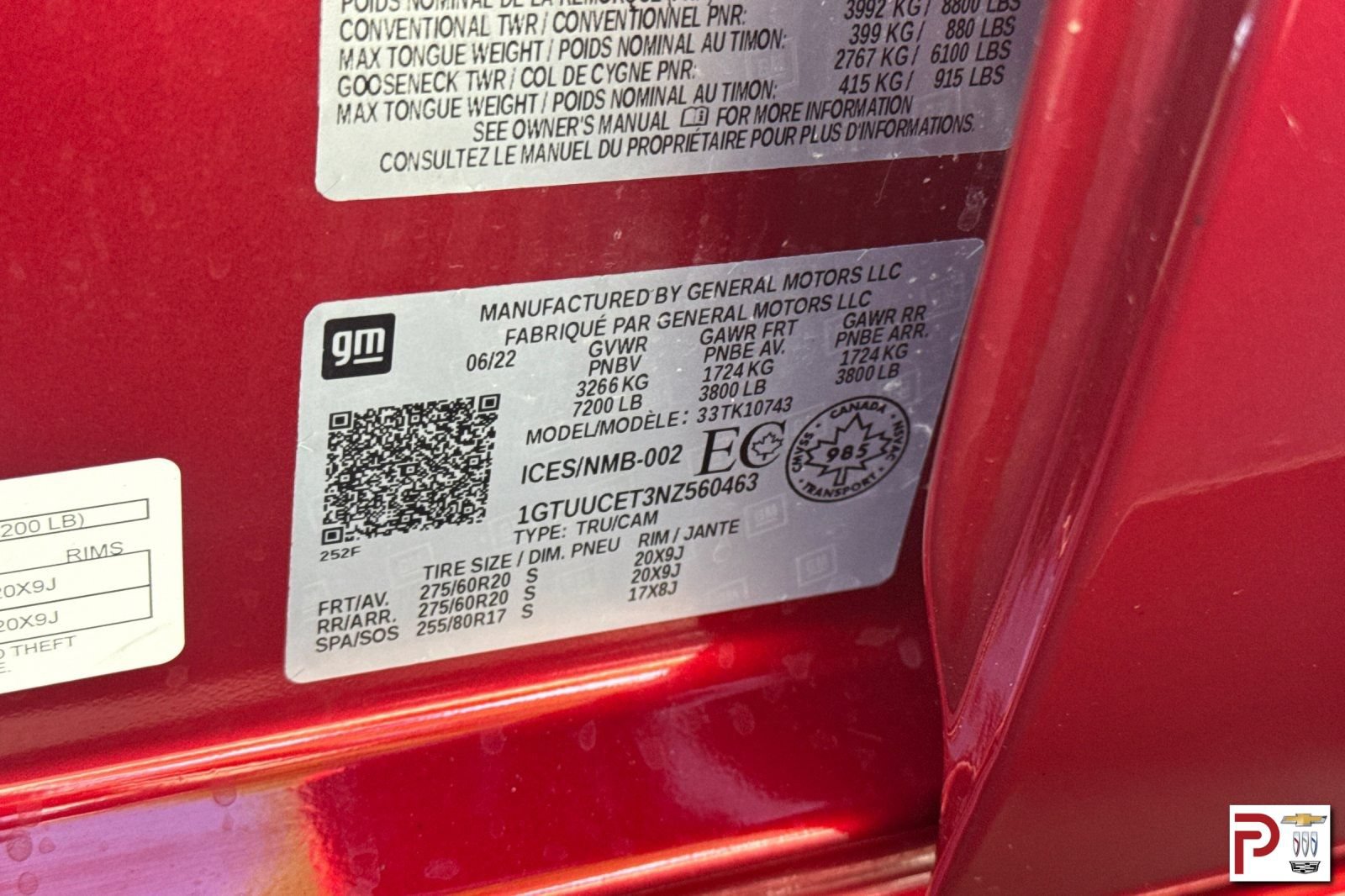 Certified 2022 GMC Sierra 1500 Elevation w/ Elevation Premium Package AWD/4WD image 34