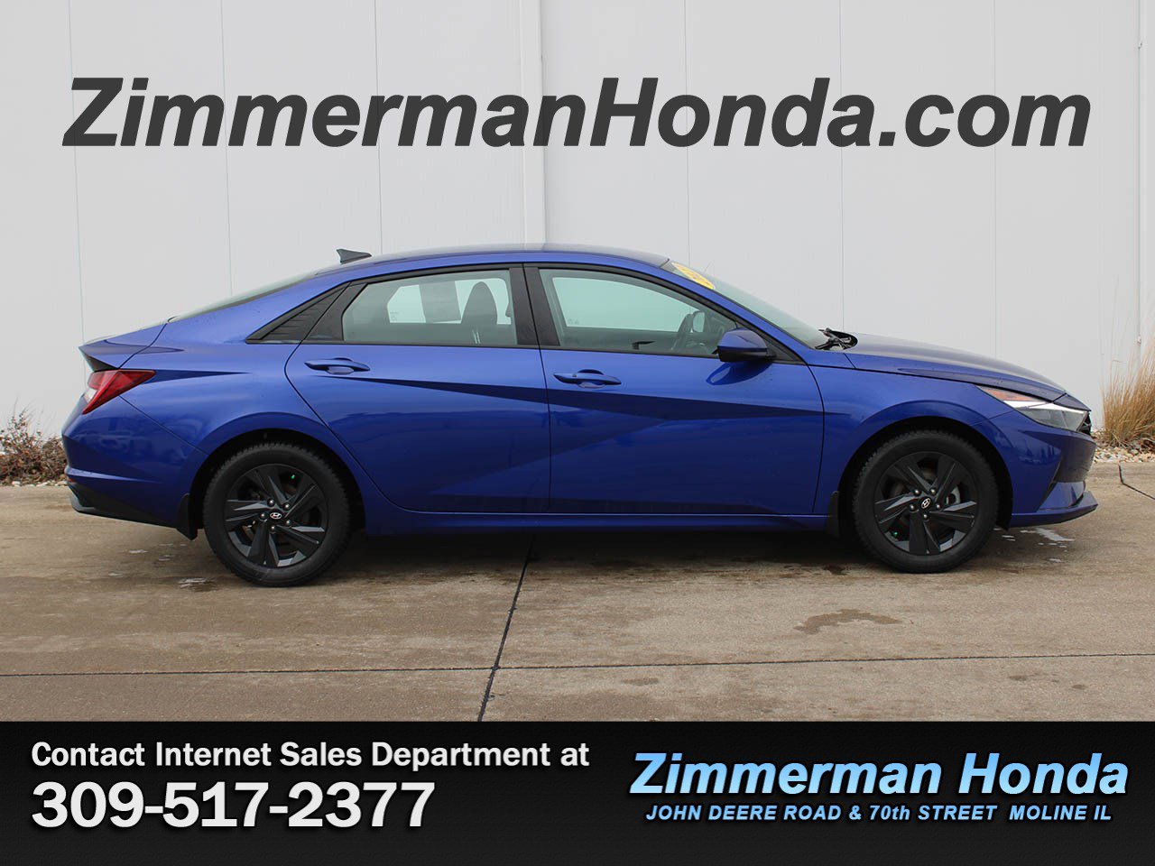 Used 2022 Hyundai Elantra Blue