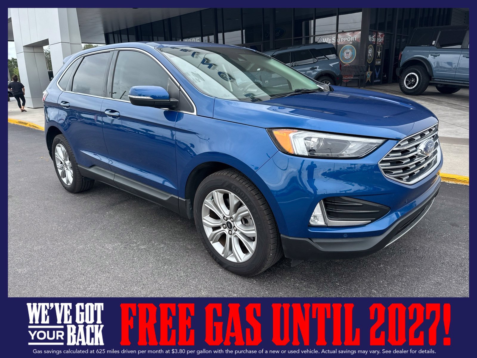 New 2023 Ford Edge Titanium w/ Cargo Accessory Package AWD/4WD image 1