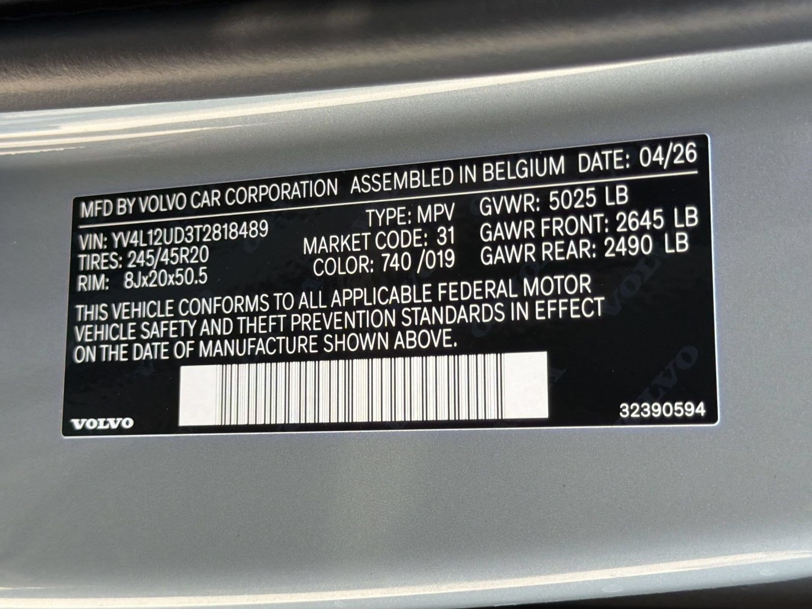New 2026 Volvo XC40 B5 Ultra w/ Climate Package AWD/4WD image 24