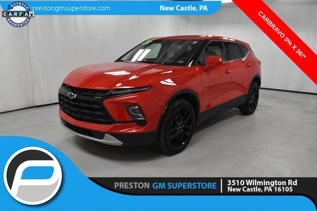 Certified 2023 Chevrolet Blazer LT w/ LPO, Black Grille Bar Package FWD image 2