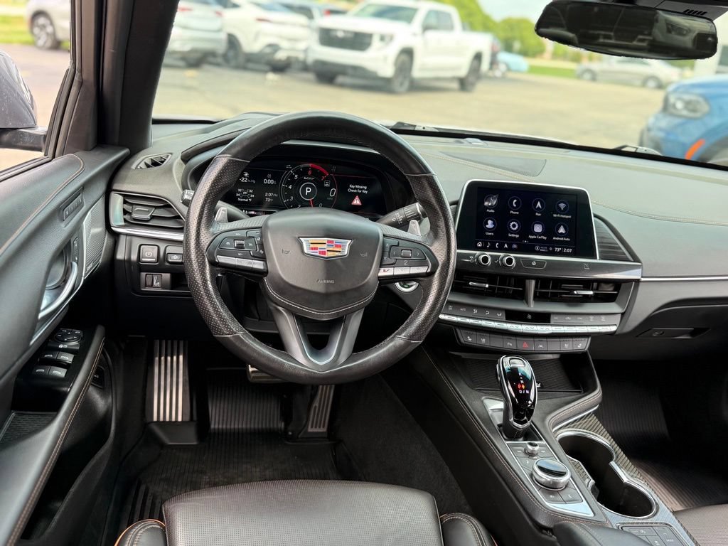 Used 2021 Cadillac CT4 V w/ Technology Package AWD/4WD image 8