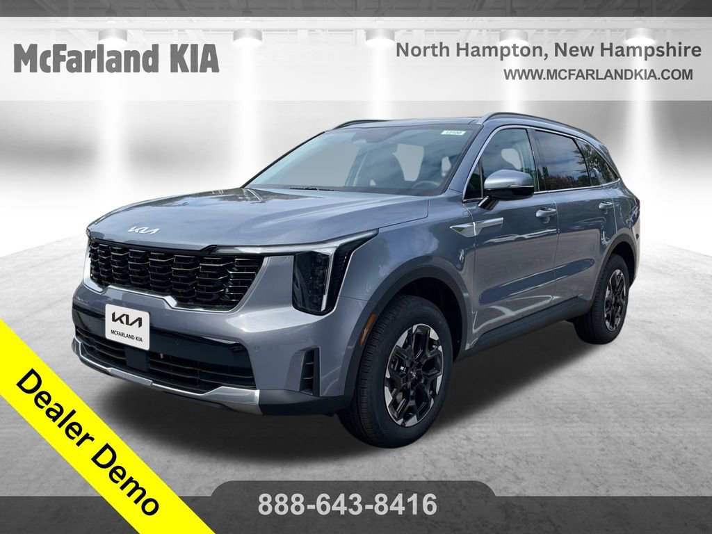 New 2025 Kia Sorento S w/ Panoramic Sunroof Package