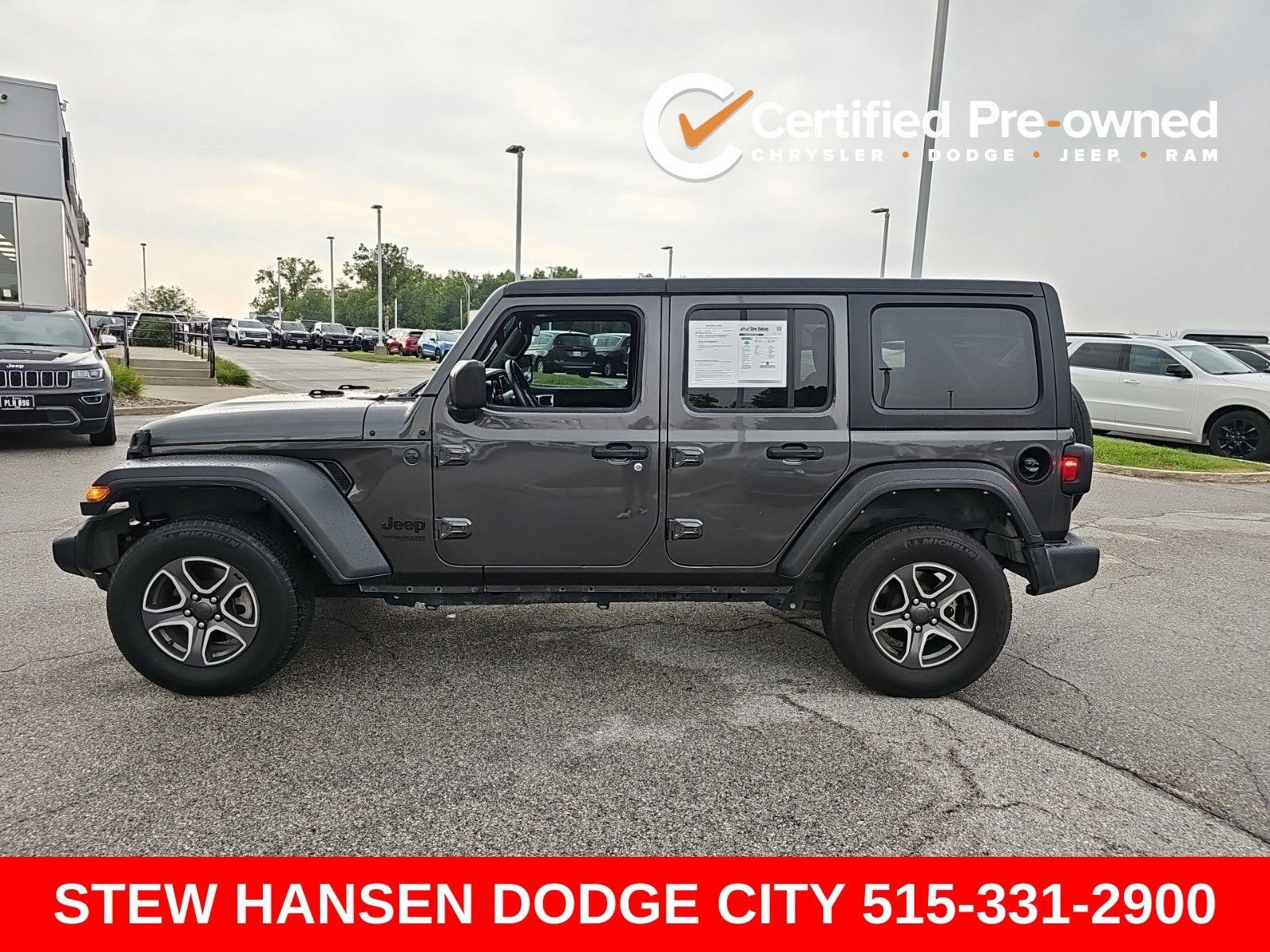 Used 2022 Jeep Wrangler Unlimited Sport AWD/4WD image 1