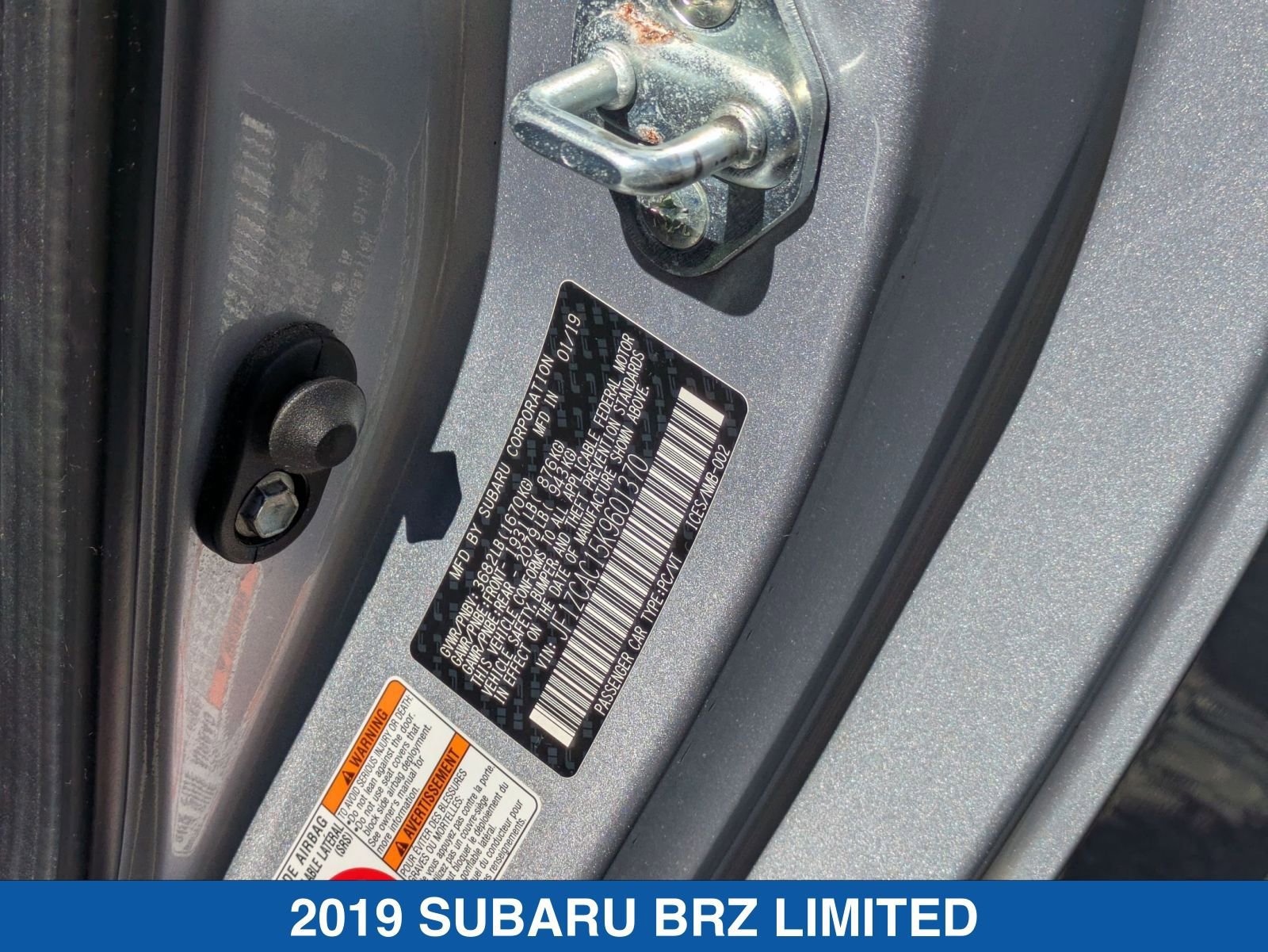 Used 2019 Subaru BRZ Limited w/ Performance Package image 36